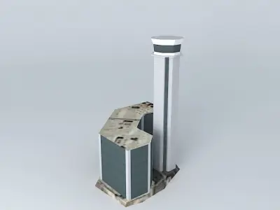 Tower airport Free 3D model