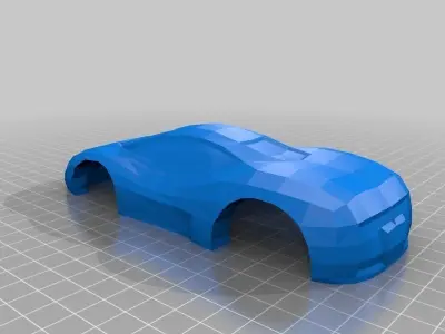 ActionCar Pinewood Edition Free 3D print model