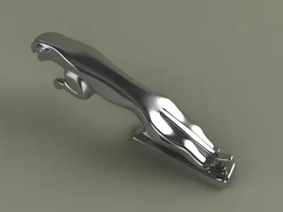 Jaguar mascot 3D model