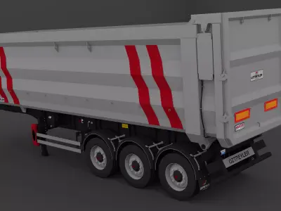 Hurda Damperi Low-poly 3D model