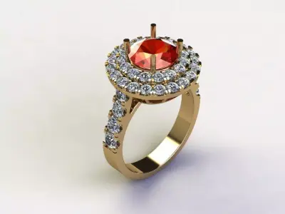 R251 Thailand ring new design cad file 3D model