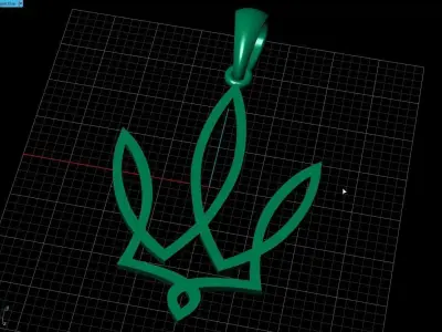 Ukrainian Trident  3D print model 4