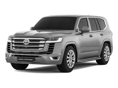 Toyota Land Cruiser 300 3D model from CGTrader
