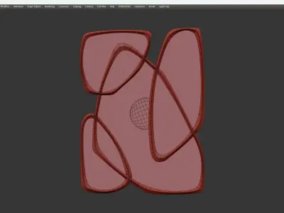 mirror ZETA 0833 Low-poly 3D model