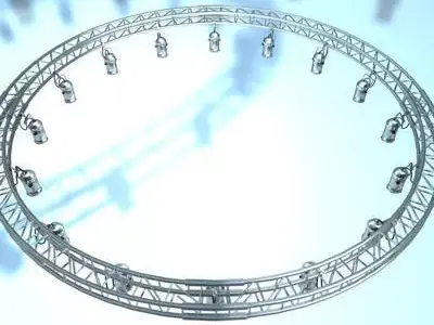 Truss with par 3D model