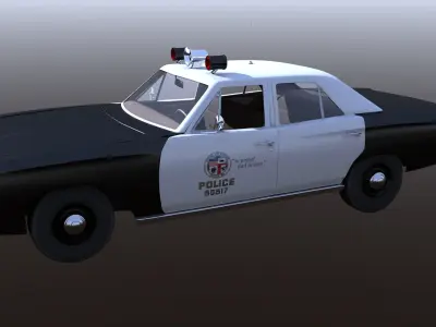 Adam 12 police car 3D model