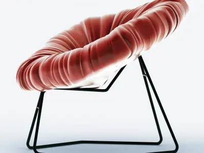 MIDJ Mask Chair 3D model