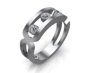 Messika ring 58 3D print model