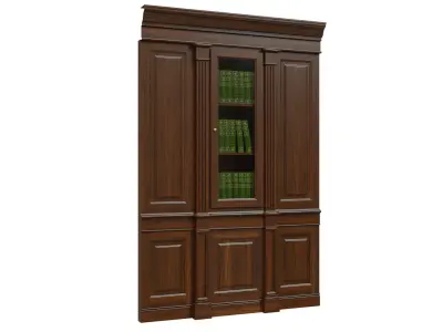 Built-in bookcase 500 3D model