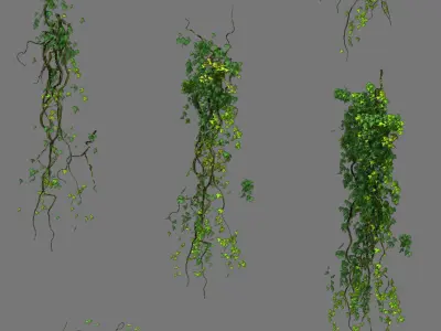 Decoration - vines 3D model