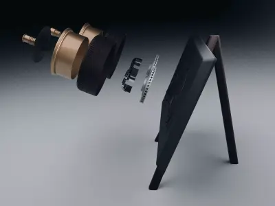 Porsche 911 GT3 RS 992 Wheel Art Desktop Display - Model 2 3D print model