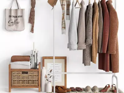 Decorative filling for the hallway 3D model