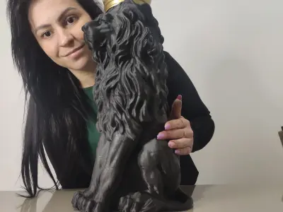 Lion the king of all animals decoration 3D print model