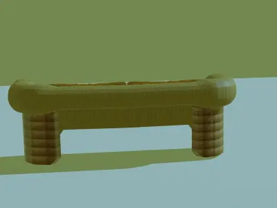 Luxury Leather Sofa 2020 3D Modle 3D model