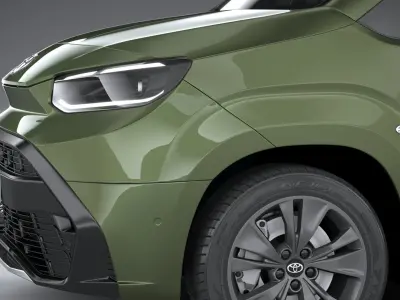 Toyota Proace City Verso Long 2025 3D model