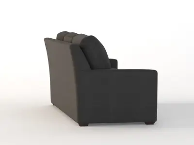 Crate And Barrel Reston Three Seater Sectional Sofa 3D model