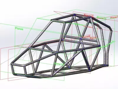 Kartcross Chassis  3D model