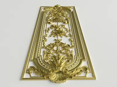 Classic decor ornament v-10 3D model 3D model