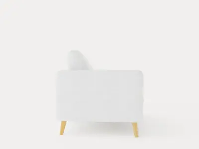 Trend 3 Seater Sofa Low-poly 3D model