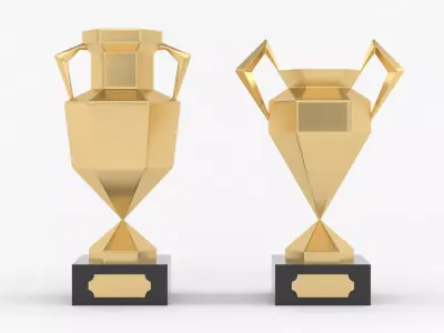 Trophy Cups 3D model 21