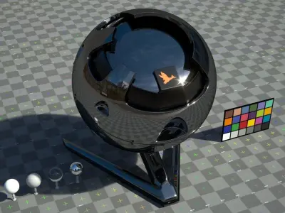 Gunmetal Grey  - VRay shader Texture