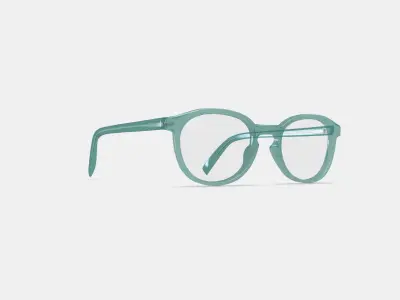 Anselm Eyeglasses in Viridian 3D model