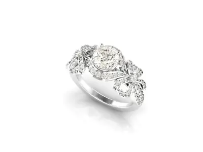 ENGAGEMENT RING 3D print model 41
