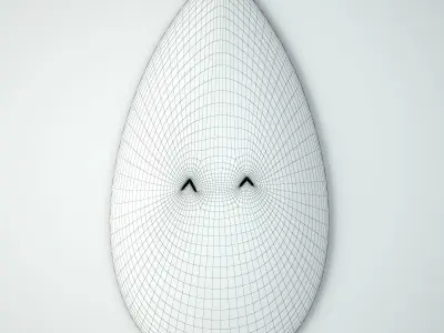 Adouma Mask Gabon 3D model