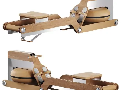 VISLA Premium Rowing Ergometer 3D model