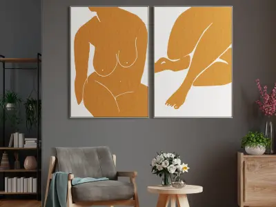 Photo Frame 206 Low-poly 3D model