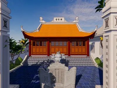 Sacred Ritual  - Temple R Free 3D model