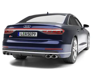 Audi S8 2020 3D Model 3D model