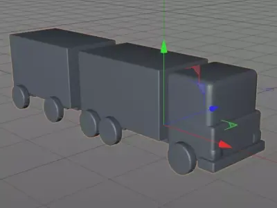 truck big Free 3D model