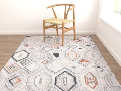 Rugs No 967 Low-poly 3D model