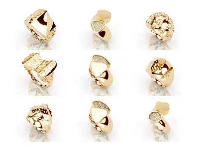 Turkey Ring 3DM Jewelry CAD Files for Designers Manufacturers 3D print model