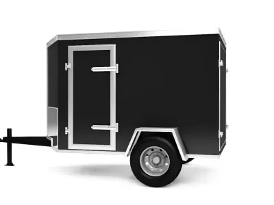Vending Food Trailer  3D model