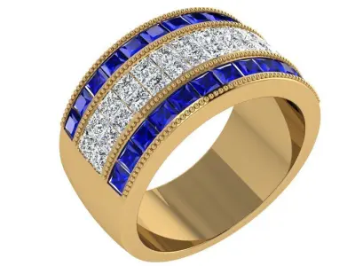 Diamond Band 4232 3D print model