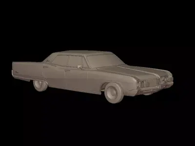 buick electra 225 1968  four doors 3D print model
