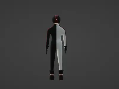 Racer Low-poly 3D model