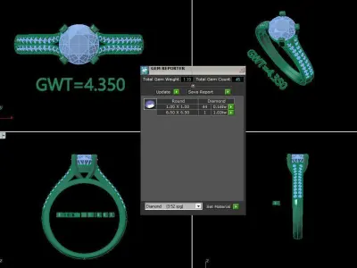 FASION  RING 3D model purchase