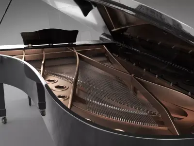 Grand piano 3D model