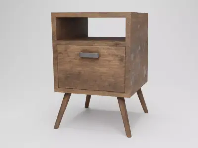 Furniture Nightstand Free 3D model
