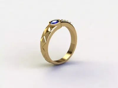 Women ring 2020R14 3D model