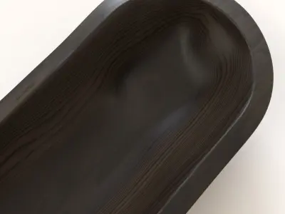 Wooden Bowl Free 3D model