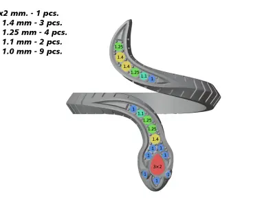 Serpenti Snake ring 2025 all sizes R46 3D print model
