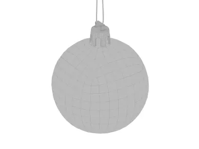 Christmas sphere decor 3D model