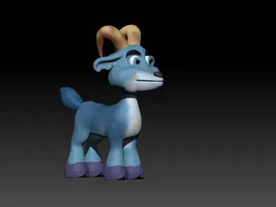 Goat 3d Model 3D model purchase