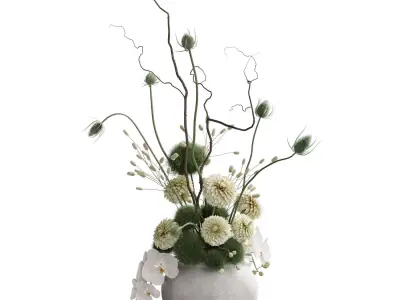 Flower In Vase 121 3D model