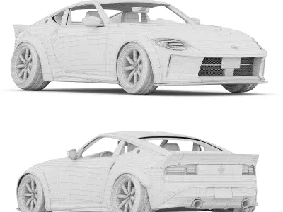 NISSAN Fairlady Z RZ34 400Z 3D model