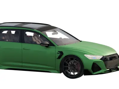 Audi RS6-R Avant  3D model